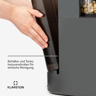 Klarstein Standміксер: потужний блендер з 1250 Вт, 30 000 об/хв, сенсорний дисплей, чорний