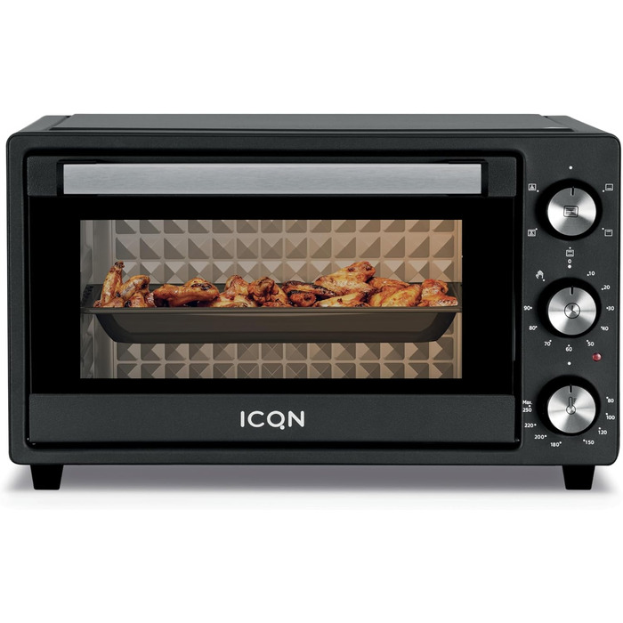 Міні-піч ICQN 20L з конвекцією, грилем та таймером, 1500W, IQ M2051R02N