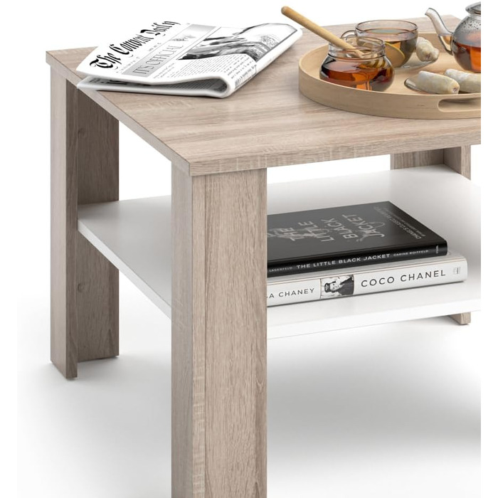 Журнальний столик Vicco Homer, 60 х 42 см (Sonoma, 60x42x60 см)