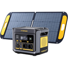 Портативна електростанція VTOMAN 600W (пікова 1200W) - 499Wh, LiFePO4, 100W USB-C, швидка зарядка, для кемпінгу та подорожей