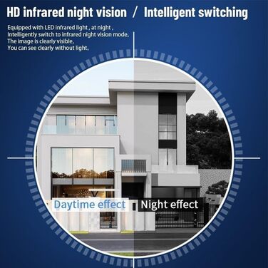 Бездротова відео-дзвінок Smart WiFi з камерою, нічне бачення, двосторонній аудіо, відео в реальному часі