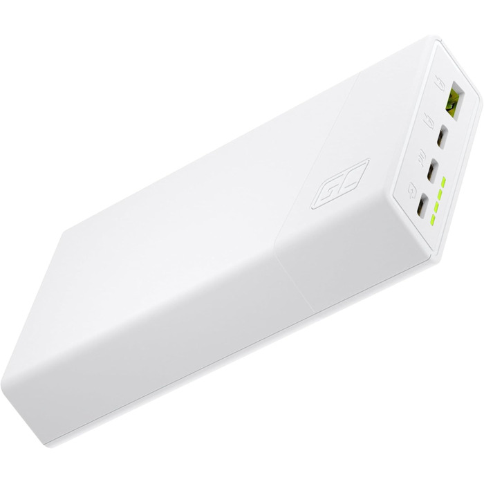 МАг 22,5 Вт PD USB C White, швидка зарядка QC 3.0 для iPhone, Galaxy, iPad, 20000