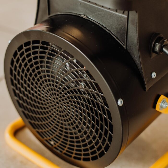 Електричний обігрівач-вентилятор Lehmann Thermoventilator | 3000 Вт | 3 режими | термостат | нахил | ручка для перенесення | для невеликих приміщень