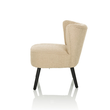 Крісло для відпочинку / Крісло-релакс MANISO, тканина бежева, hjh LIVING