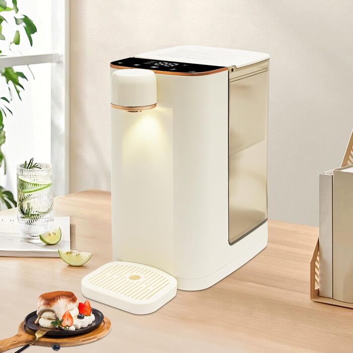 Електричний нагрівач води 3L миттєвого підігріву 2000W з 5 режимами температури та знімним баком, швидкий нагрів, захист від дітей