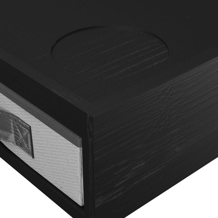 Набір з двох приліжкових столиків Relaxdays з бамбука з кріпленням