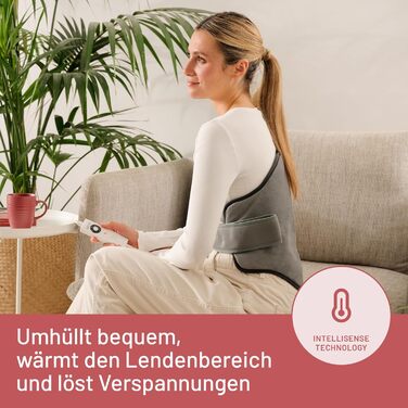 Грелка для шиї та плечей Imetec Intellisense: 5 температур, електрозахист, швидко гріється, для шиї та спини