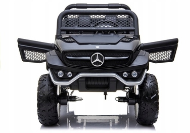 Дитяче електромобіле Mercedes Unimog, чорний, LEAN CARS