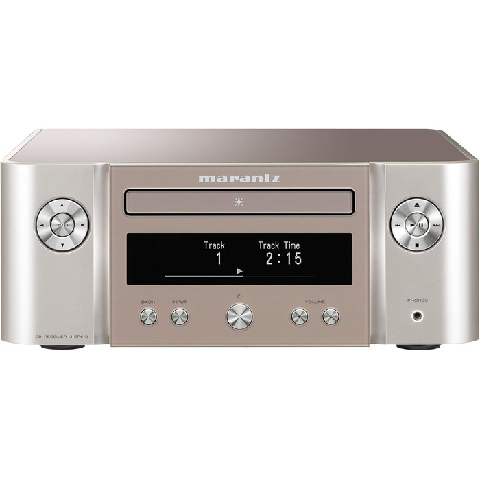 Система Marantz Melody X, CD-програвач, радіо DAB, потокове передавання, Bluetooth, AirPlay 2, Alexa, срібло-золото