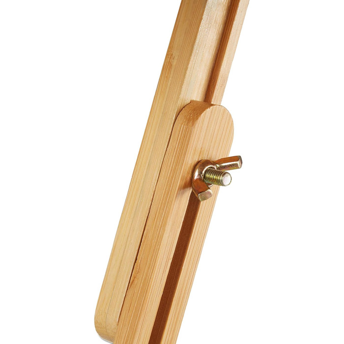 Підставка для ванни Relaxdays 2-в-1 з підсвічуванням, бамбук, регульована, 74,5-114 см, 18x114x25 см