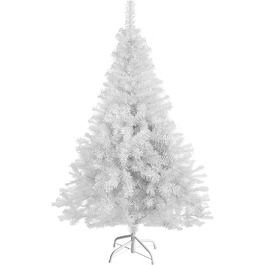 Штучна Різдвяна ялинка Homewit 150 см (діаметр близько 75 см), штучна Біла ялинка з 420 гілками, знімна складна ялинка