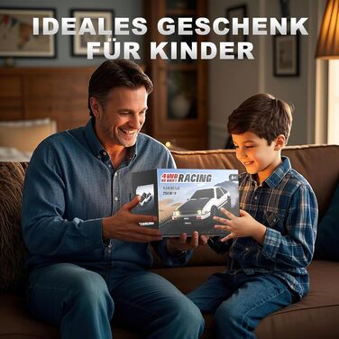 RC Дрифт Автомобіль 1:24 Mini 4WD 2.4GHz, 25 км/год, LED підсвічування, Подарунок для хлопчиків від 6 років