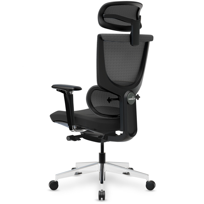 Крісло Mealux S8 Air Fabric Black (арт. HF-S8P F/B)