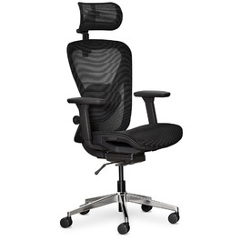 Крісло Mealux Q1 Air Black (арт. HF-Q1 M/B)