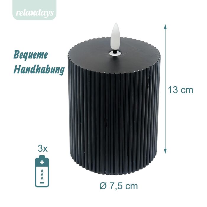 Набір з 4 LED-свічок Relaxdays, 13 см