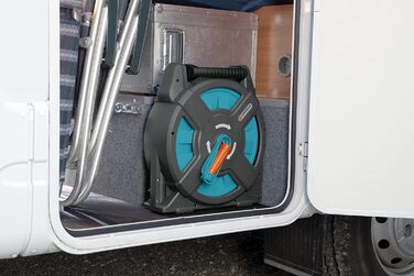 Набір Gardena Classic 15: шланг 15 м, касета для шланга, для кемпінгу, автодому, спорту, адаптери