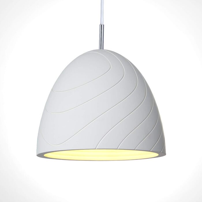Світлодіодний підвісний світильник Paco Home, E27, лампа для вітальні, їдальні, кухні, регулюється по висоті, колір Лампочка (Штукатурка біла, без лампочки)