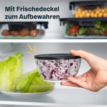 SILBERTHAL Овочевий слайсер-мандоліна V-подібний – з насадками – гостре лезо – компактне зберігання. Підходить для овочів, цибулі та інших продуктів.