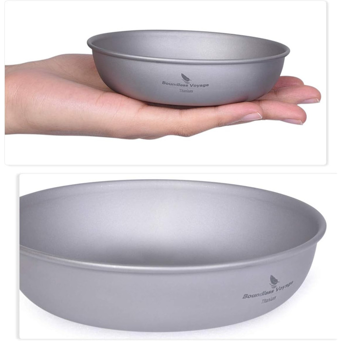 Тарілка для кемпінгу iBasingo Titan Teller 18.5 см: легка, міцна, для пікніка та приготування їжі