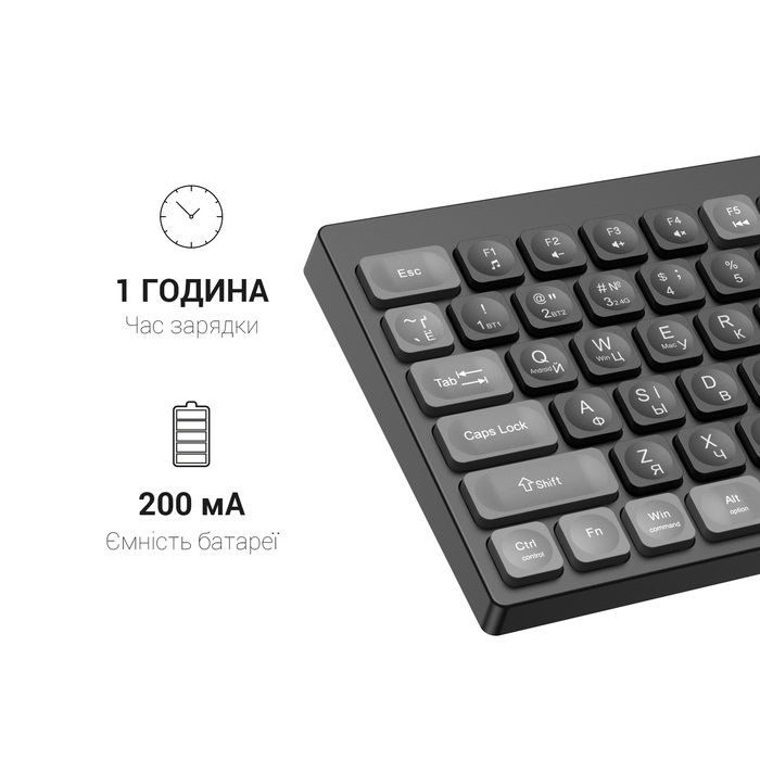 Клавіатура бездротова OfficePro (SK985B)