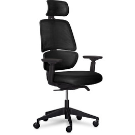 Крісло Mealux Leo Air Plus Black (арт.Y-546 KB)