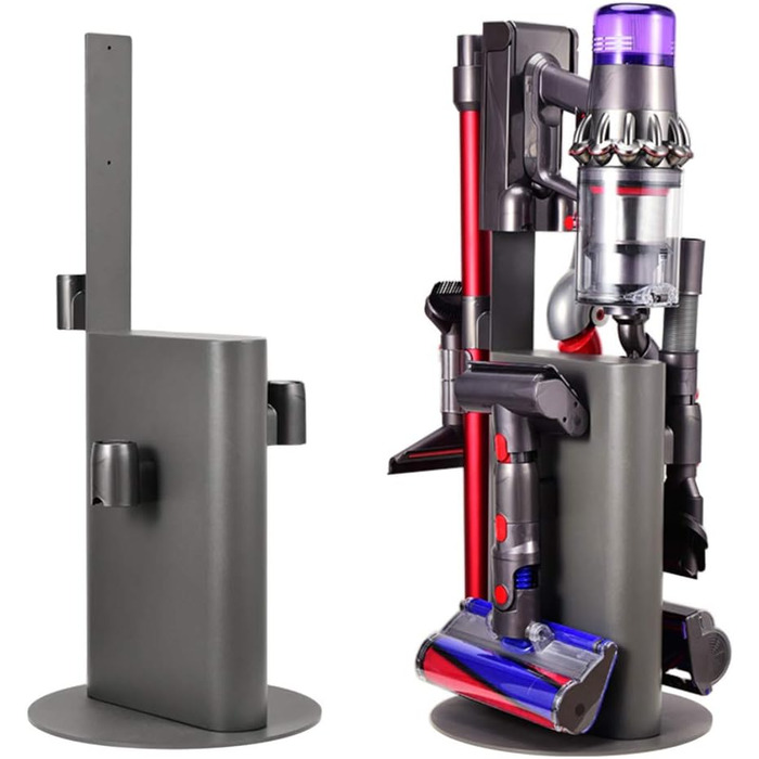 Підставка Xingsiyue для Dyson V6-V15, DC30-DC74 - підлогова підставка з вуглецевої сталі, свердління не потрібне