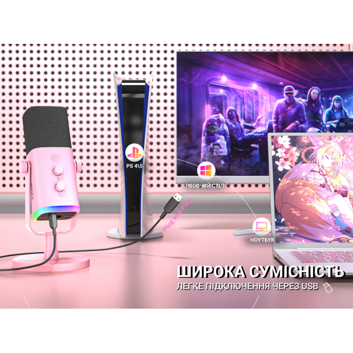 USB мікрофон Fifine TAM8P