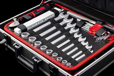 Набір інструментів Meister 131 предметів Knipex & Wera в алюмінієвому кейсі - професійний валіза з інструментами для майстрів