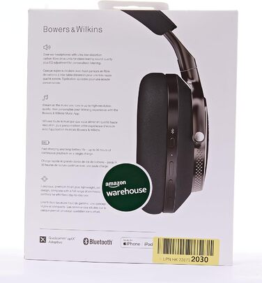 Бездротові накладні навушники Bowers & Wilkins PX8, шумозаглушення, Bluetooth, відтворення 30 годин