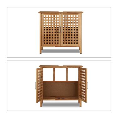 Підставка під раковину Relaxdays з горіхового дерева