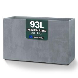 Крехер XL Квітник Міленіум: набір кольорів та розмірів. Натуральний вигляд каменю, міцний пластик. Ідеальний для розділення простору (прямокутний)