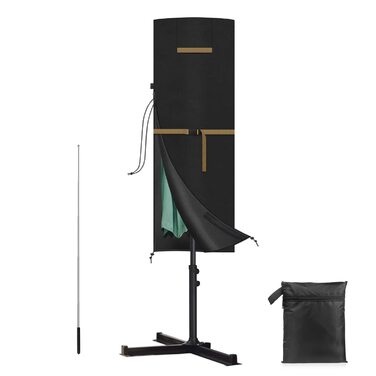 Захисний чохол для двостороннього парасоля VANSHEIM до Ø 400 см. Водонепроникний, захист від УФ, для парасолів-маркіз. Розмір 460x270 см.