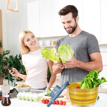 Електрична салатниця 4л: автоматичний сушар для салату, овочів та фруктів з пляшкою 350мл