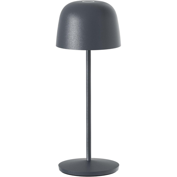 Стійка LED-лампа SOPHIA ROCK біла, бездротова, алюміній, антрацит, регулювання яскравості, висота 28 см