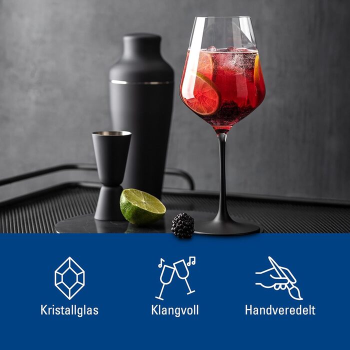 Набір склянок Villeroy & Boch Manufacture Rock (4 шт., 300 мл) з ручним розписом, 300 мл