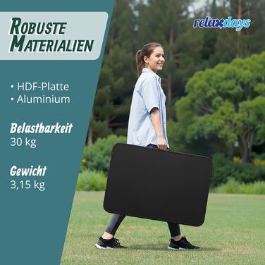 Зручний розкладний туристичний столик Relaxdays