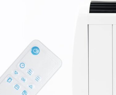 Електричний конвектор Cecotec ReadyWarm 2500 Thermal: 1800 Вт, 12 алюмінієвих елементів, LCD, 3 режими, таймер, Slim, захист Overprotect, білий