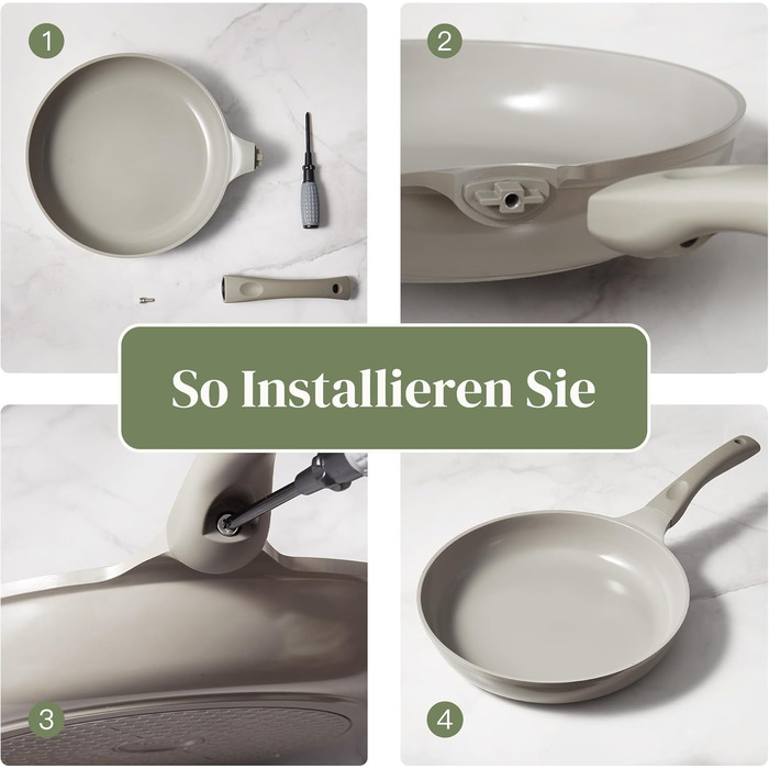 Набір каструль Redchef Keramik Induktion, 11 предметів, з кришкою, нержавіюча сталь, сірий