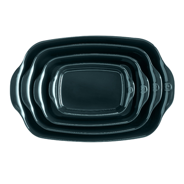 Форма для запікання прямокутна Emile Henry Ovenware 36,5x23,5 см синя (739652), Синій