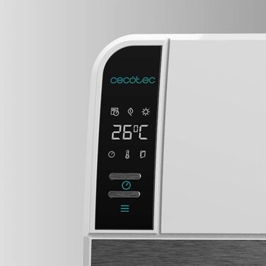 Керамічний обігрівач Cecotec Ready Warm 5350 Power Box Ceramic Connected: 2000 Вт, LED-дисплей, Wi-Fi, пульт, 3 режими, гойдання, IP22, безпека