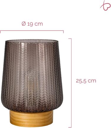 LED мобільна настільна лампа Pauleen 48311 Fancy Glamour з таймером, Taupe (тауп)