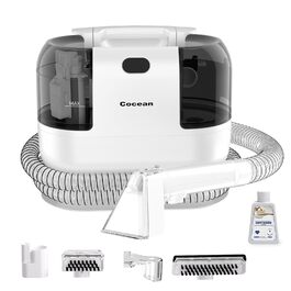 COCEAN Потужний пилосос для миття килимів та м'яких меблів, 18Kpa, для дому та автомобіля, білий