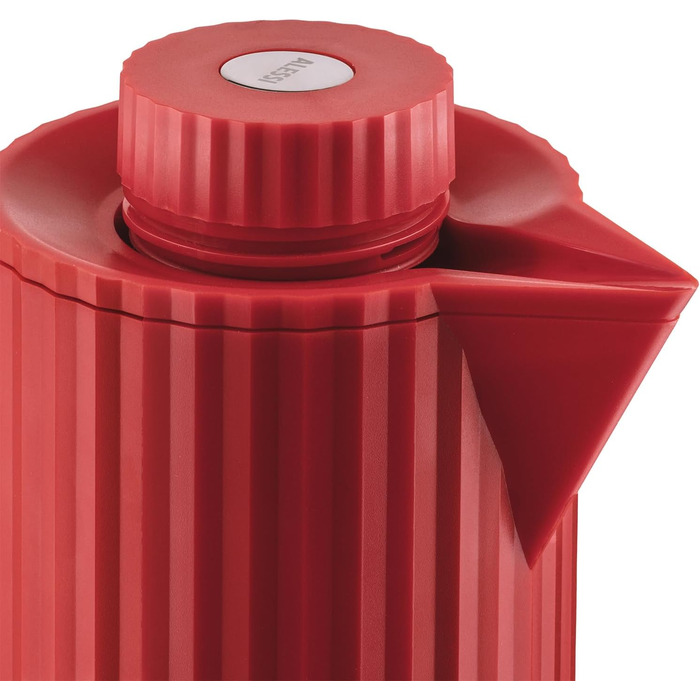 Термос Alessi Plissé MDL12 G - дизайн, 1 л, червоний, з термопластику