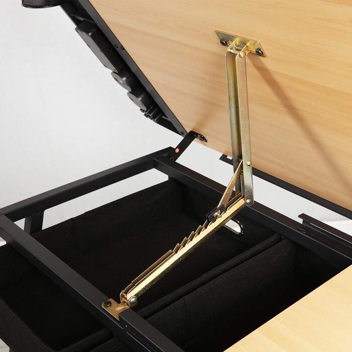 ДландомГом Зейчентіш з пуфом: регульований стіл для малювання/дизайну з місцем для зберігання, для дому/офісу