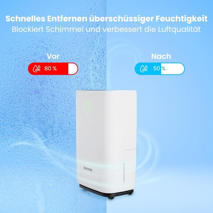 Електричний осушувач повітря Auronic AU3273 25L - 25 літрів, для дому