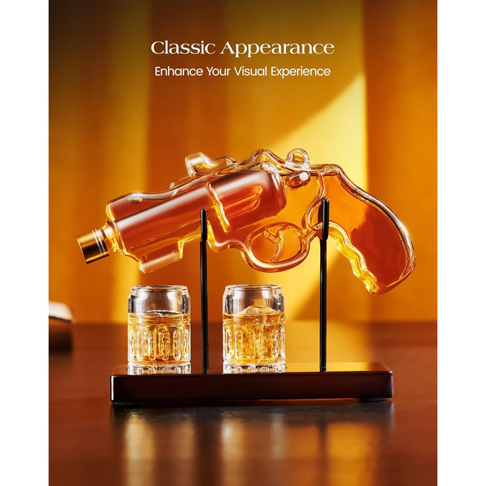 Набір для віскі з келихами: подарунок для чоловіка, батька, колеги. Стильний декантер та келихи для дому та бару