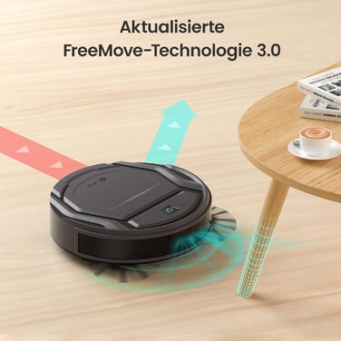 Робот-пилосос LEFANT M210P: 2200Pa, Wi-Fi, Bluetooth, 6 режимів, для твердих підлог та шерсті тварин