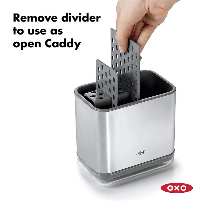 Органайзер для мийки OXO Good Grips 10x15x14 см нержавіюча сталь