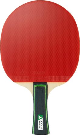 Ракетка для настільного тенісу JOOLA Match Lite схвалена ITTF універсальна ракетка для настільного тенісу 4 зірки, товщина губки 1,8 мм, зелений / чорний