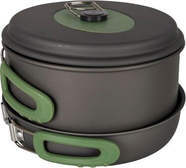 Набір для кемпінгу Bo-Camp Explorer 3tlg: каструля, сковорода, штакель, алюміній